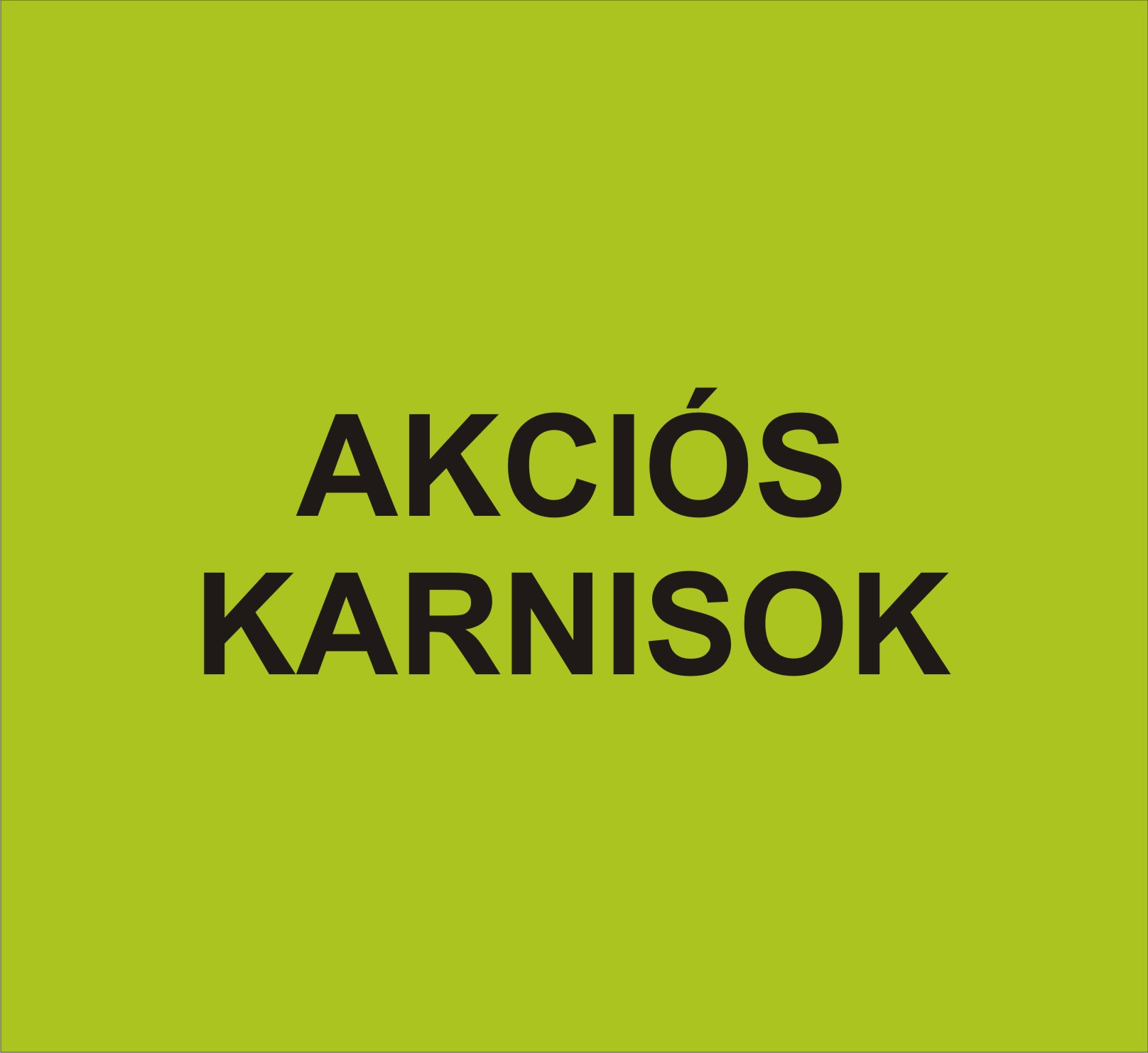 akciós karnisok